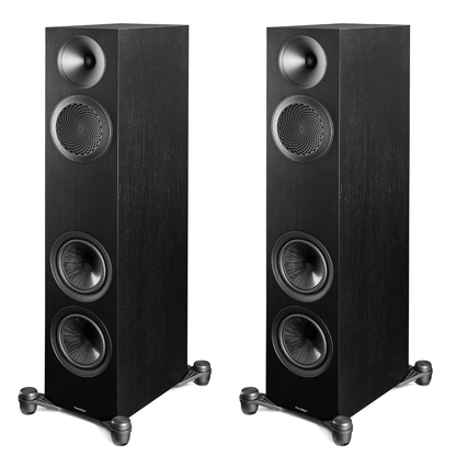 black/walnut Pair of Paradigm Premier V2 720f floorstanding speakers