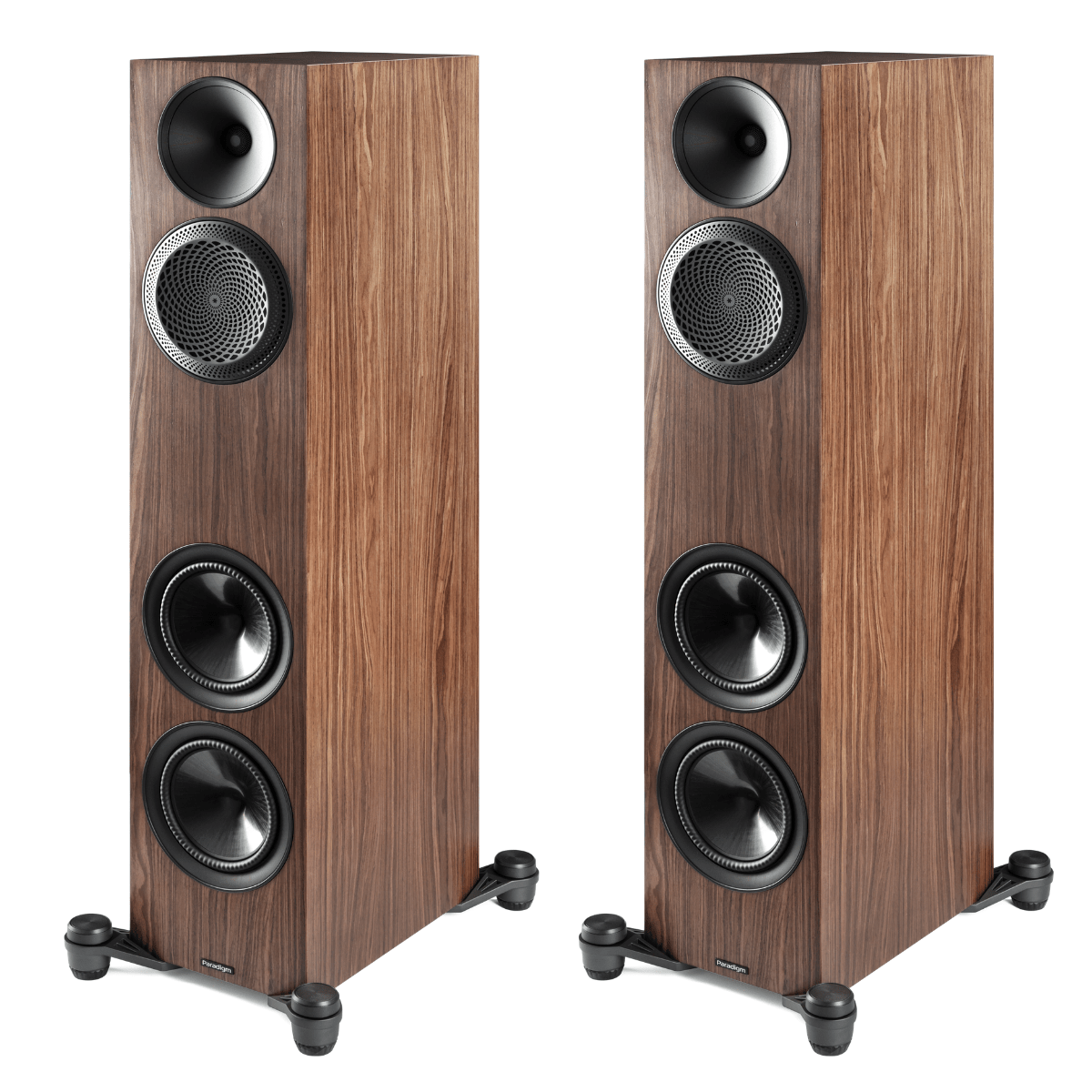walnut Pair of Paradigm Premier V2 720f floorstanding speakers
