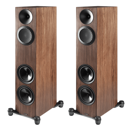 walnut Pair of Paradigm Premier V2 720f floorstanding speakers