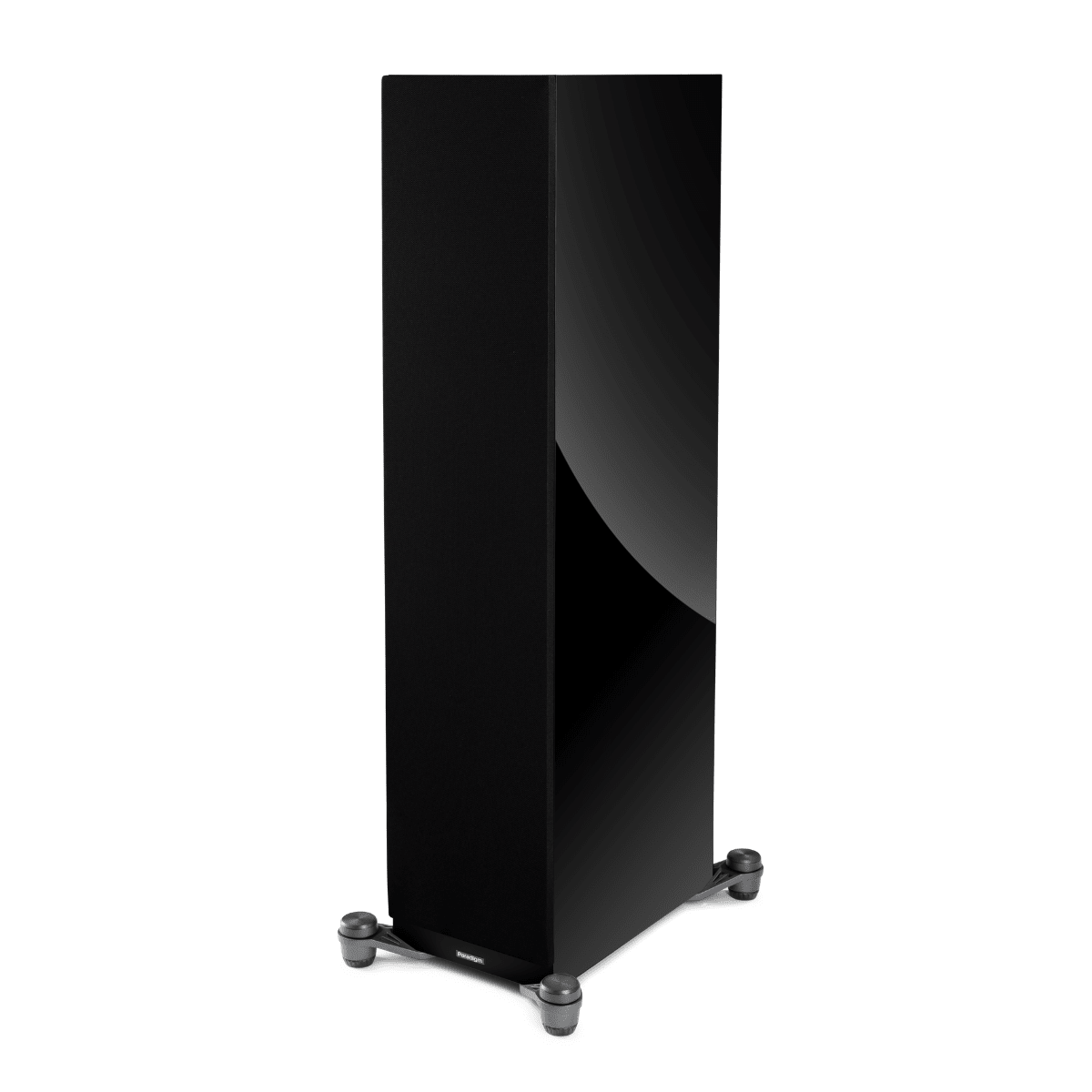 black paradigm premier v2 820f floorstanding speaker with grill
