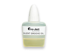 Pro-Ject Silent Groove Oil bottle on a white background