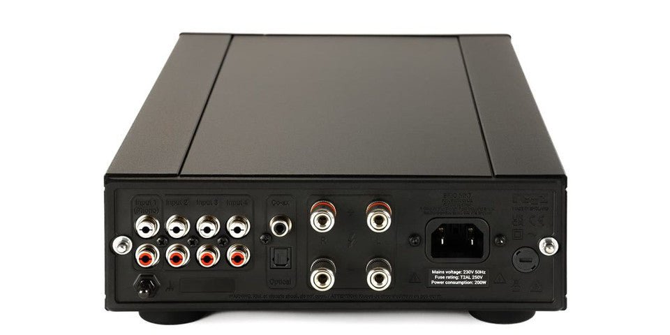 back panel of rega brio mk7 integrated amp