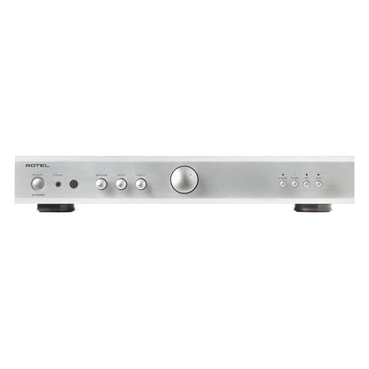 front view of silver rotel a10 mkii integrated amp