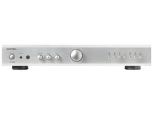 front view of silver rotel a11 integrated amp