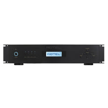 front view of rotel c8 amplifier in black color