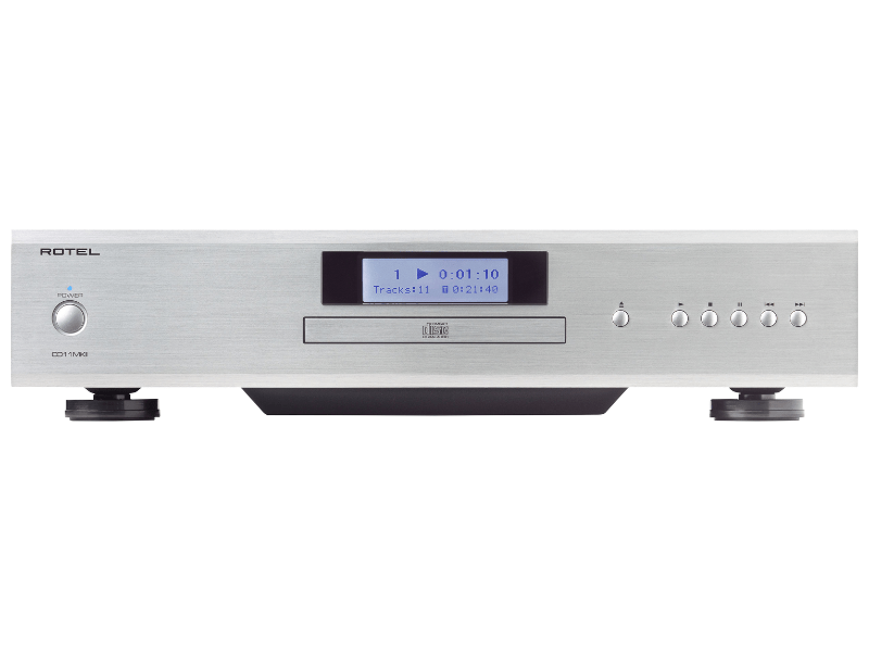 front view of silver rotel cd11 mkii cd player