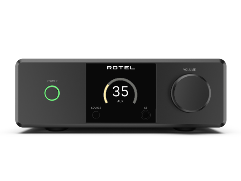 front view of rotel michi dx-5-integrated-amp