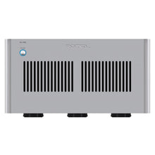 Rotel amplifier on a white background