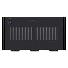 Black Rotel amplifier on a white background