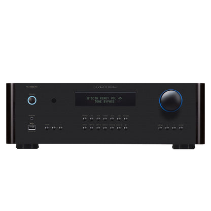 front view of rotel rc1590mkii preamp in black color