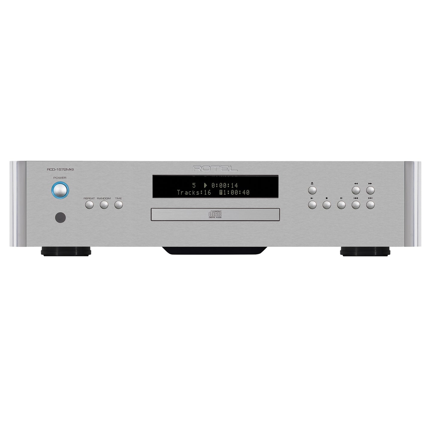 front view of rotel rcd 1572 mkii cd player