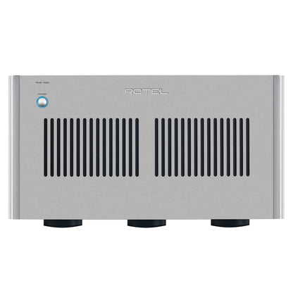 Rotel amplifier on a white background