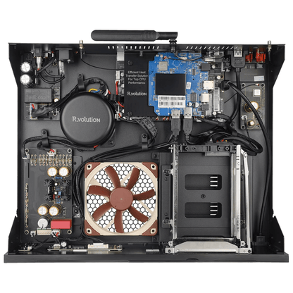 inside of Rvolution PlayerPro 8K TV Media Player 