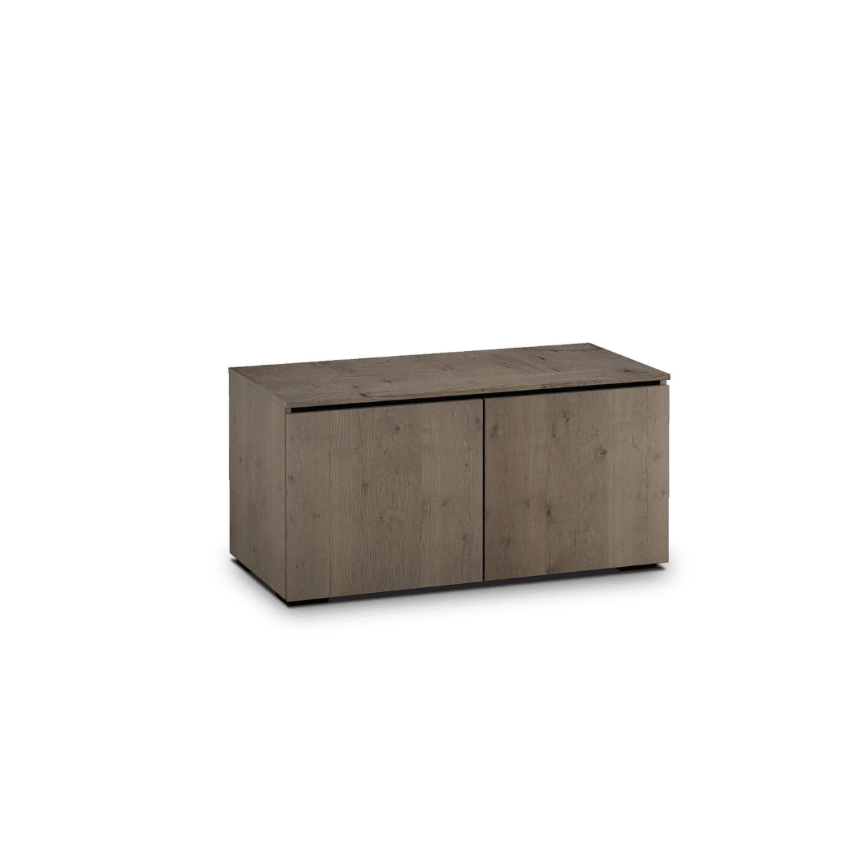 Salamander Designs Lancaster media cabinet barnboard oak rustic AV cabinet 2 bay