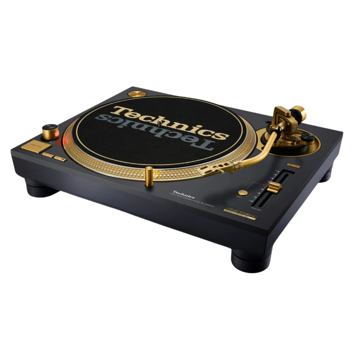 Technics SL-1200M7G 55th Anniversary Gold Edition Turntable in Black Color
