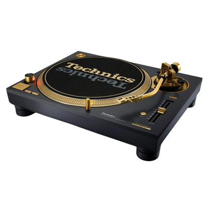 Technics SL-1200M7G 55th Anniversary Gold Edition Turntable in Black Color
