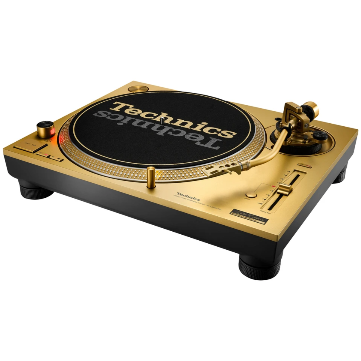 Technics SL-1200M7G 55th Anniversary Gold Edition Turntable in Gold Color
