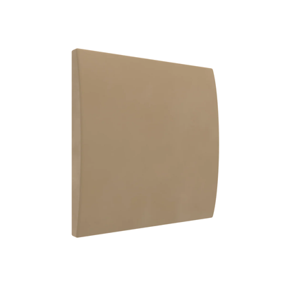 Vicoustic Cinema Round Premium Fabric Covered Acoustic Absorption Panel For Walls And Ceilings In Beige Colour