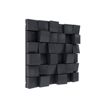 Vicoustic Multifuser Wood MKII Acoustic Diffuser Panel For Medium And High-Frequency Sound Diffusion 36 Black