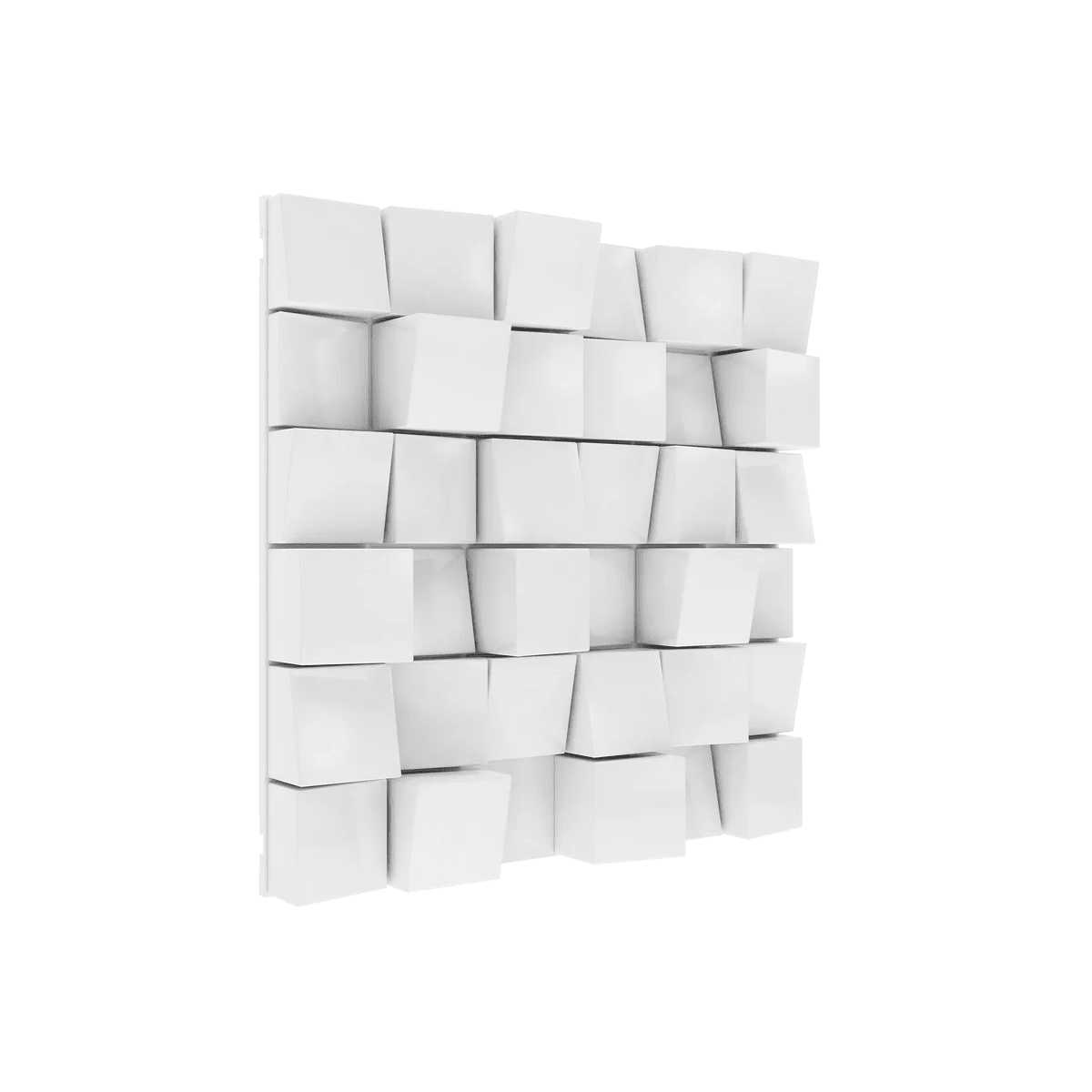 Vicoustic Multifuser Wood MKII Acoustic Diffuser Panel For Medium And High-Frequency Sound Diffusion 36 White
