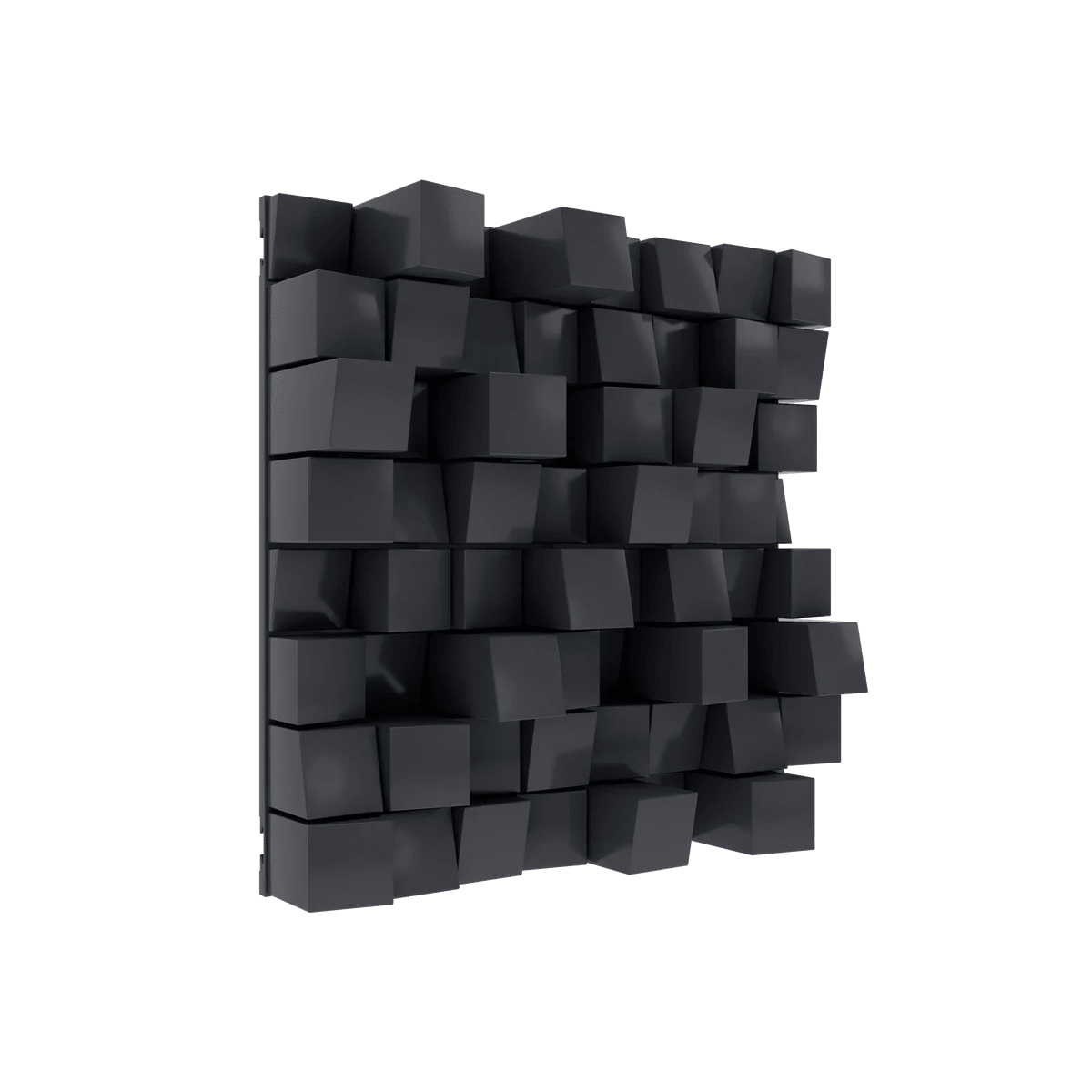 Vicoustic Multifuser Wood MKII Acoustic Diffuser Panel For Medium And High-Frequency Sound Diffusion 64 Black