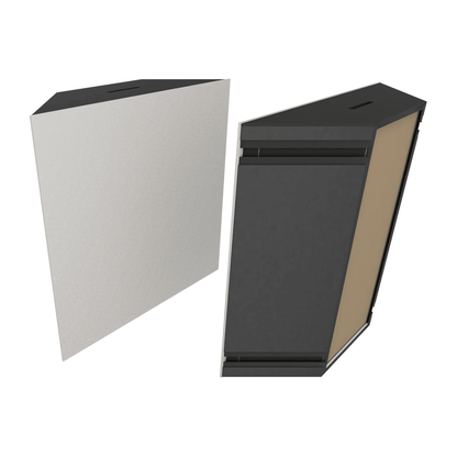 Vicoustic Super Bass Extreme Ultra VMT Bass Trap For Low-Frequency Sound Absorption Light Grey