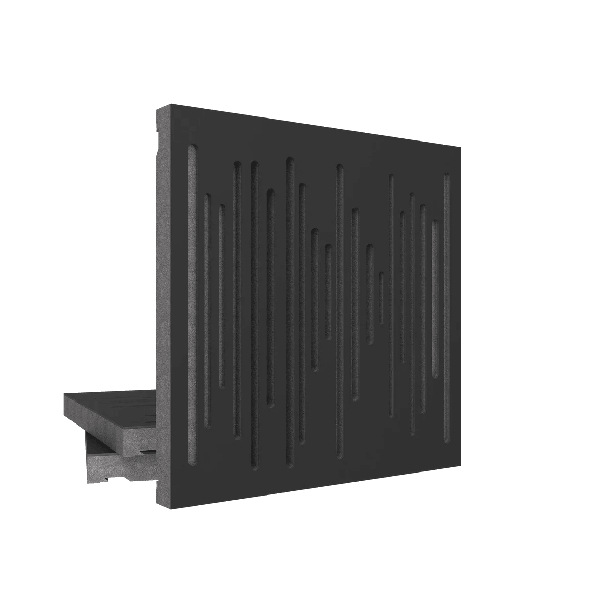Vicoustic Wavewood Diffuser Ultra MKII Acoustic Diffuser Panel For Medium-Frequency Sound Diffusion Black
