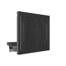 Vicoustic Wavewood Diffuser Ultra MKII Acoustic Diffuser Panel For Medium-Frequency Sound Diffusion Black