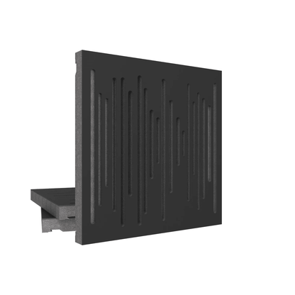 Vicoustic Wavewood Diffuser Ultra MKII Acoustic Diffuser Panel For Medium-Frequency Sound Diffusion Black