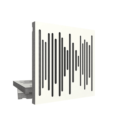 Vicoustic Wavewood Diffuser Ultra MKII Acoustic Diffuser Panel For Medium-Frequency Sound Diffusion White