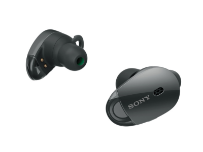 Sony WF-1000X Wireless Noise-Canceling Headphones - Black